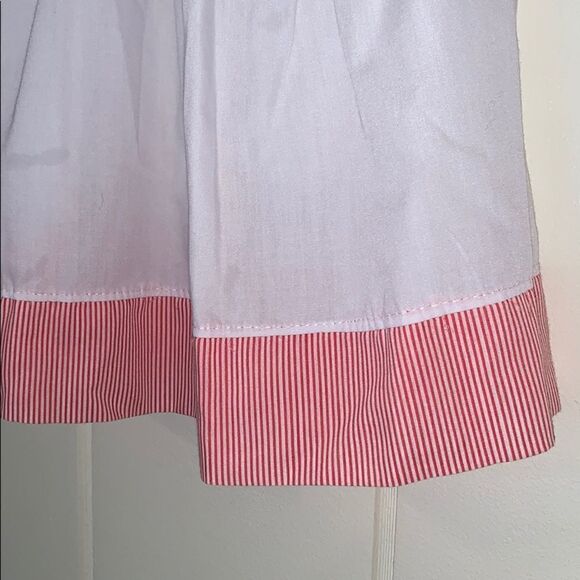 Vintage red & white striped dress - Picture 3 of 6